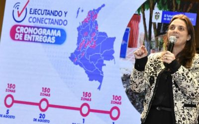 “Doscientas cincuenta zonas rurales alejadas contarán con internet y harán parte de la red única llamada Colombia”: ministra TIC, Karen Abudinen